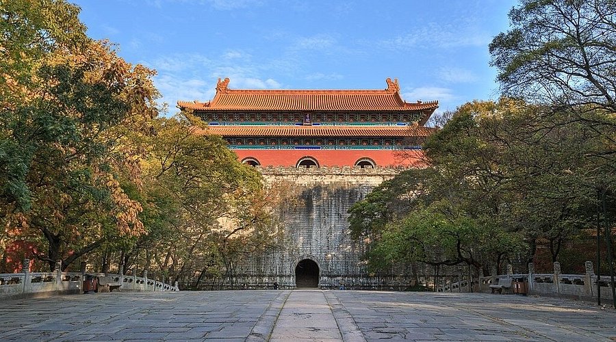 A scenic view of ming imperial mausoleum