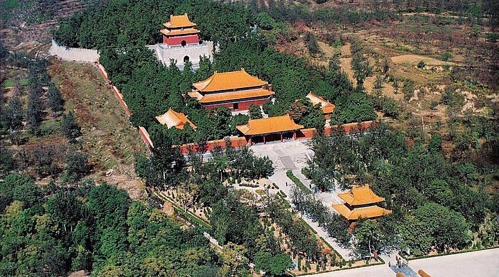 A scenic view of ming tombs