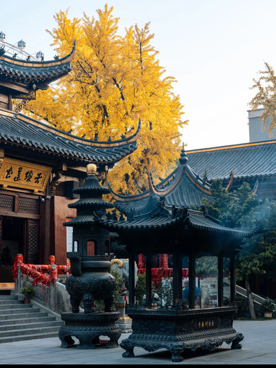 A scenic view of mingjiao temple