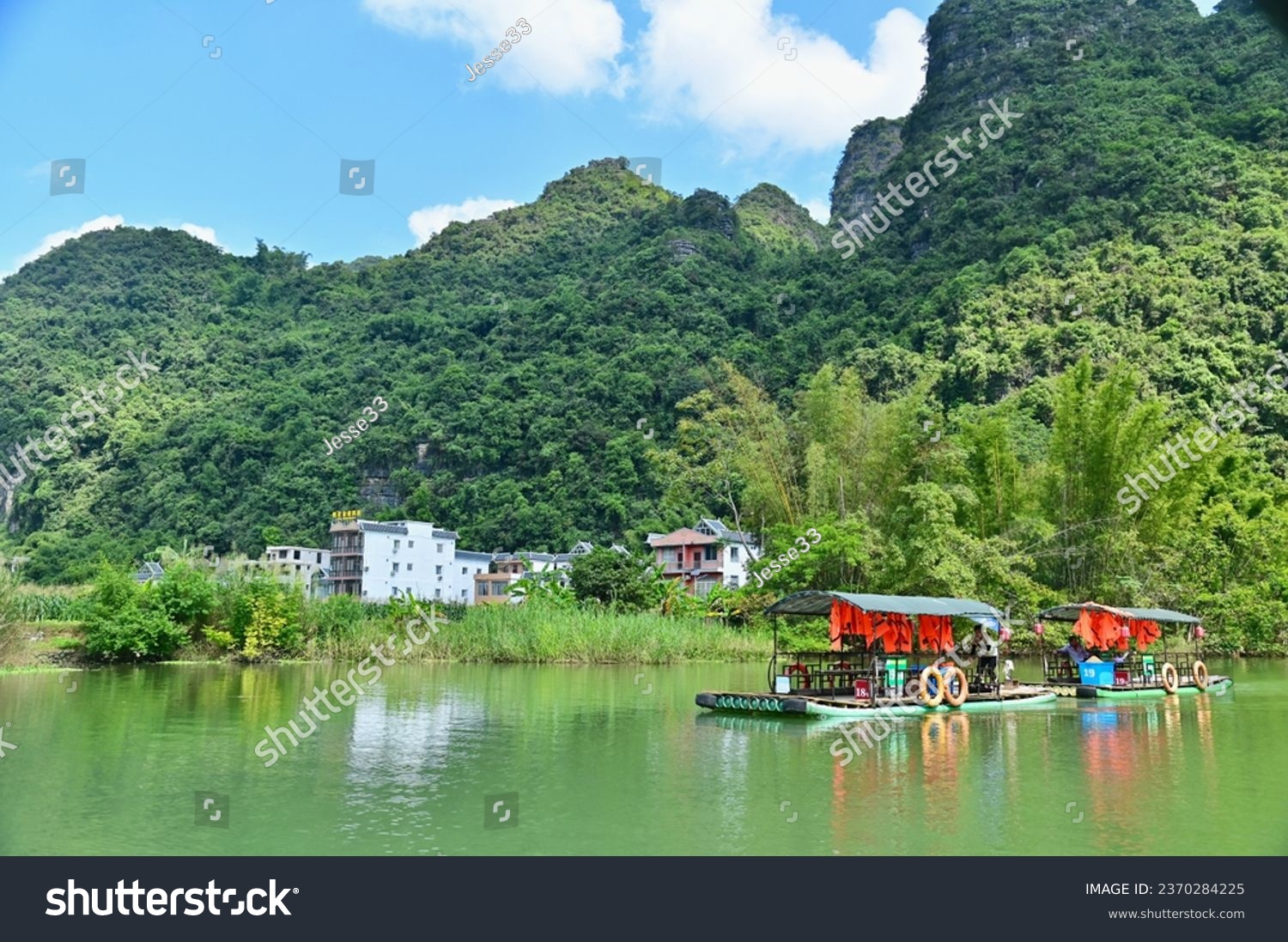 A scenic view of mingshi pastoral scenery
