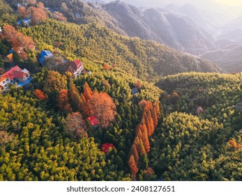 A scenic view of mogan mountain