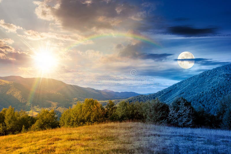 A scenic view of moon hill