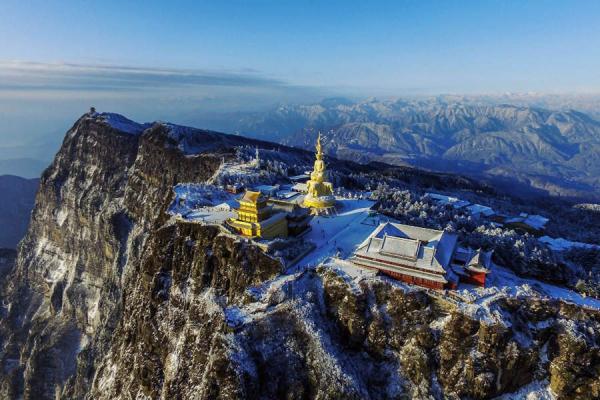 A scenic view of mount emei