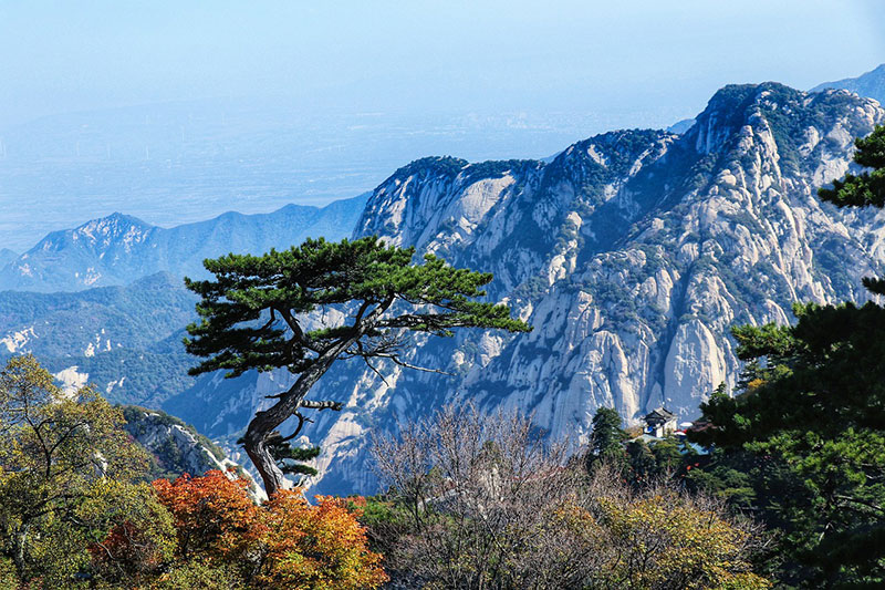A scenic view of mount hua