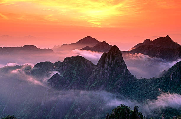 A scenic view of mount hua