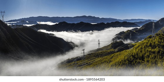 A scenic view of Mount Liangshan