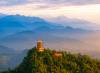 A scenic view of mount qingcheng