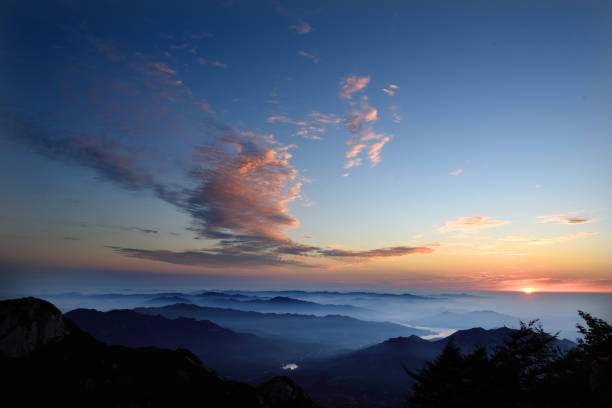 A scenic view of Mount Tai