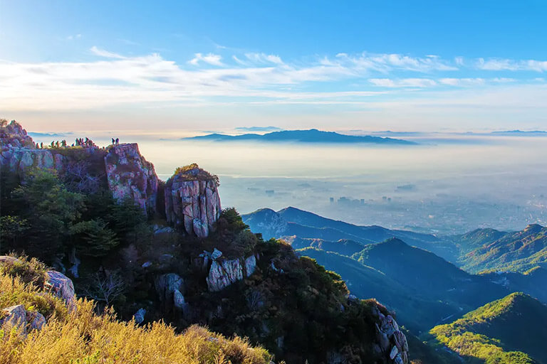A scenic view of Mount Tai