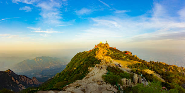 A scenic view of Mount Tai