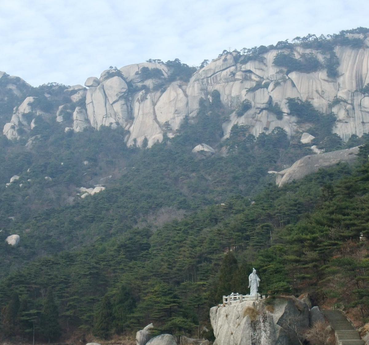 A scenic view of mount tianzhu