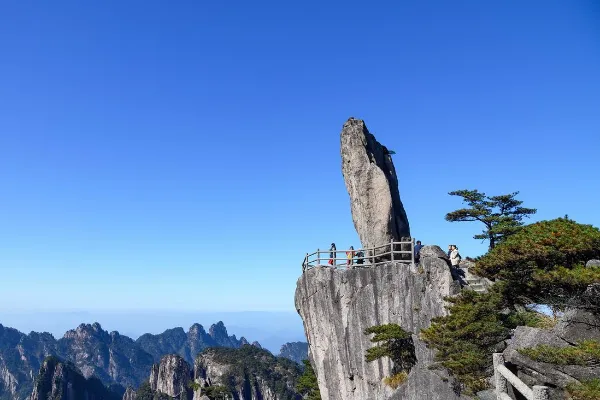 A scenic view of mount tianzhu