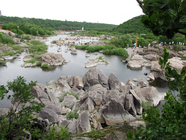 A scenic view of mudanjiang_jingpo_lake