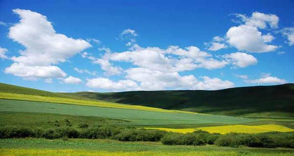 A scenic view of Mulan Prairie