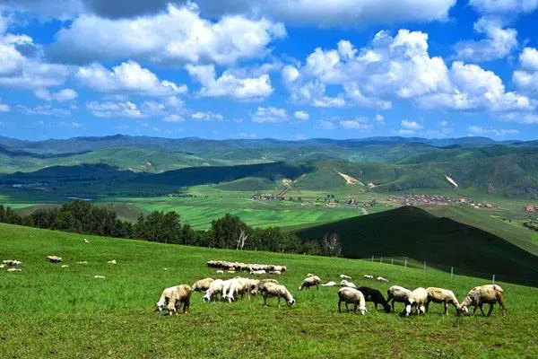 A scenic view of Mulan Prairie