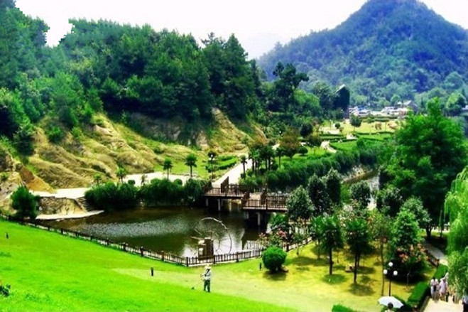 A scenic view of Mulan Tourism Area