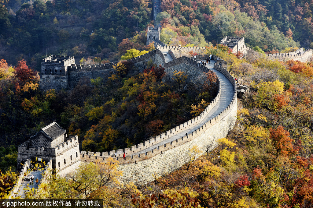 A scenic view of mutianyu_great_wall