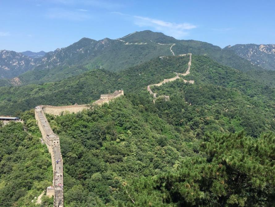 A scenic view of mutianyu_great_wall