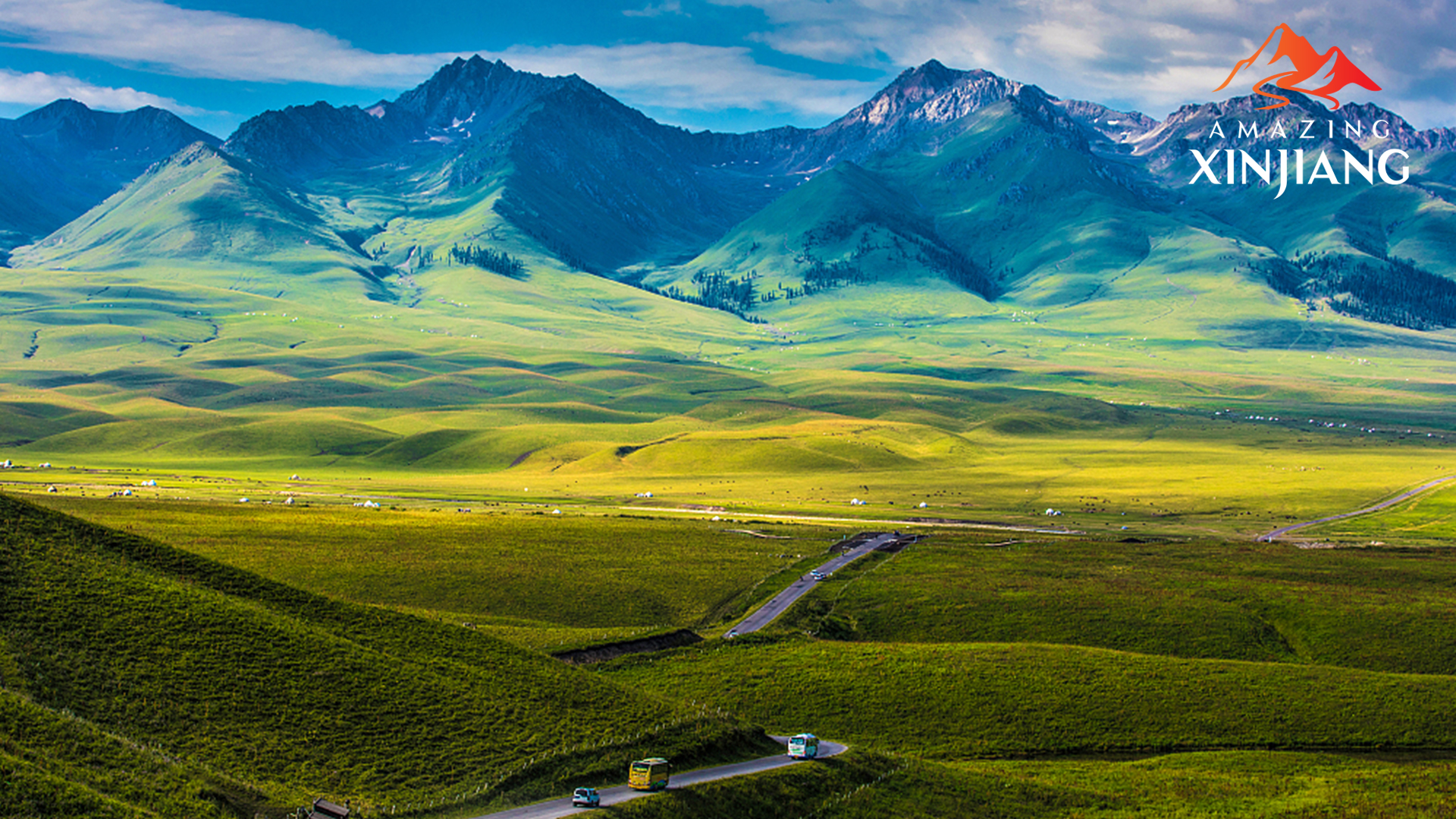 A scenic view of nalati grassland