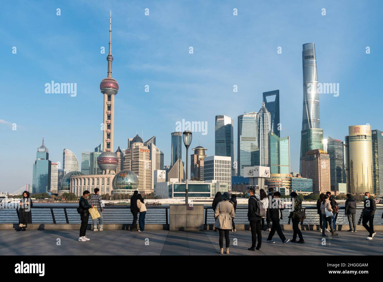 A scenic view of nanjing_road_pedestrian_street