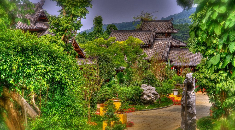 A scenic view of nanning zoo