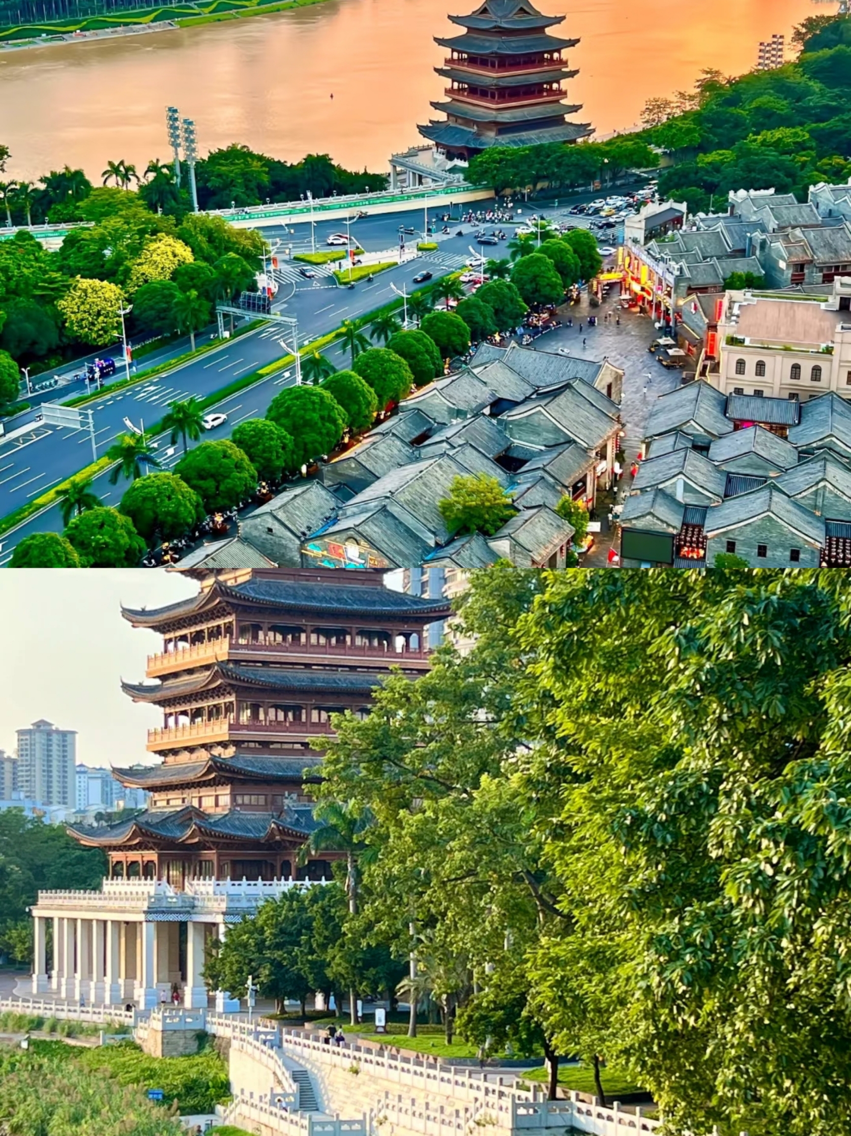 A scenic view of nanning zoo