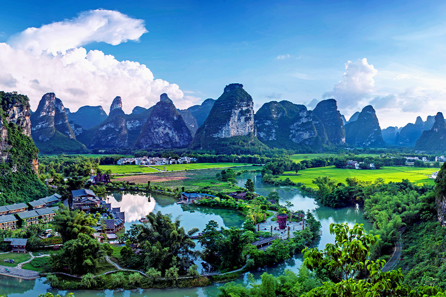 A scenic view of nanniwan_scenic_area