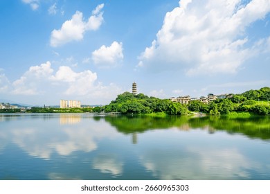 A scenic view of nanshan_dongtian_scenic_area