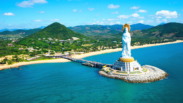 A scenic view of Nanshan Scenic Area