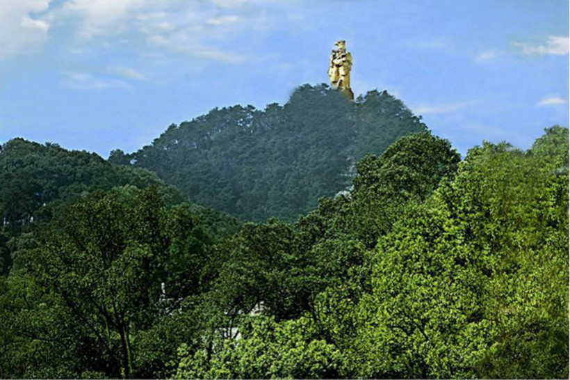A scenic view of Nanshan Scenic Area