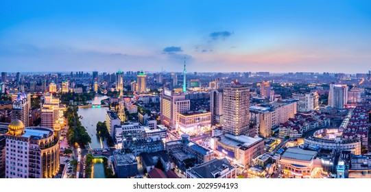 A scenic view of nantong city wall