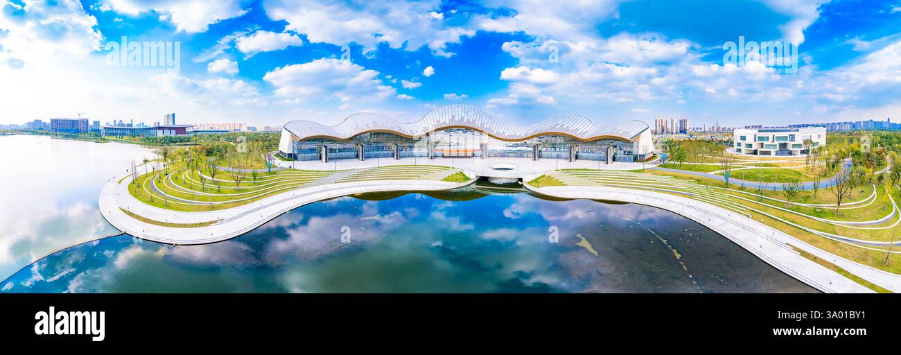 A scenic view of nantong museum
