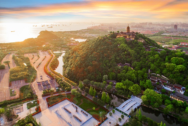 A scenic view of nantong museum