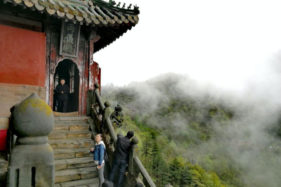 A scenic view of Nanyan Palace