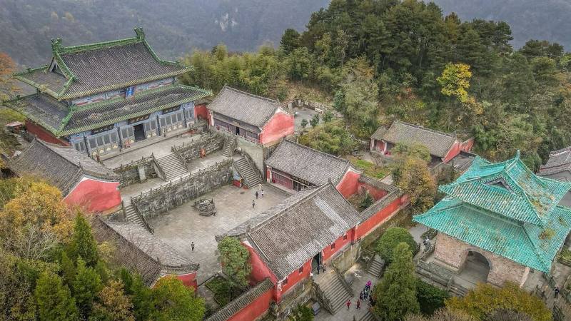 A scenic view of Nanyan Palace