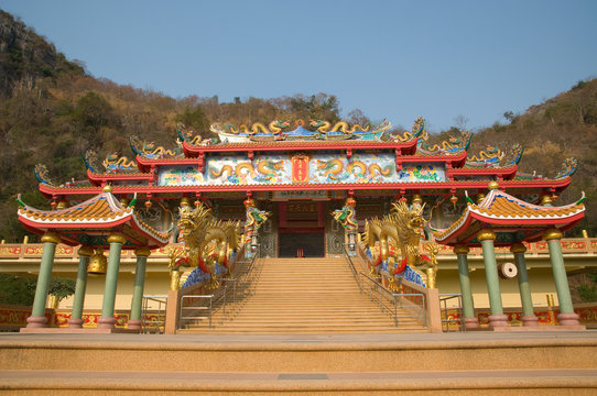 A scenic view of nanzhao tuzhu temple