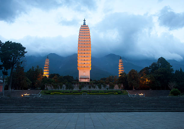 A scenic view of nanzhao tuzhu temple