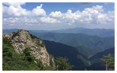 A scenic view of niubeiliang_national_forest_park