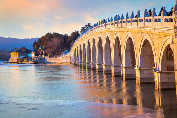 A scenic view of ohelun_summer_palace_site
