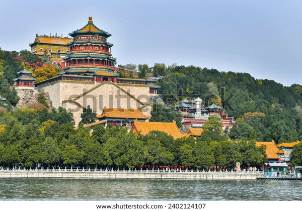 A scenic view of ohelun_summer_palace_site