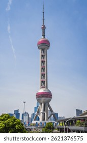A scenic view of oriental_pearl_radio_tv_tower