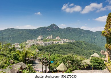 A scenic view of overseas chinese town shenzhen