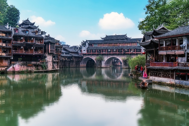 A scenic view of Panlongcheng Rujinan Ancients
