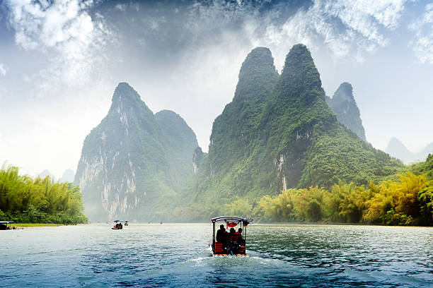 A scenic view of Pei Li Gang Ruins