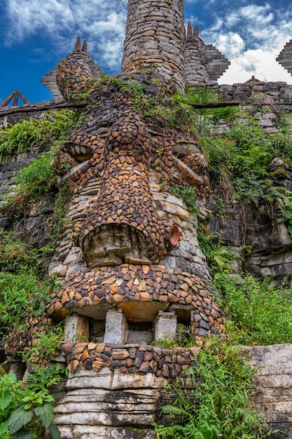 A scenic view of Pei Li Gang Ruins