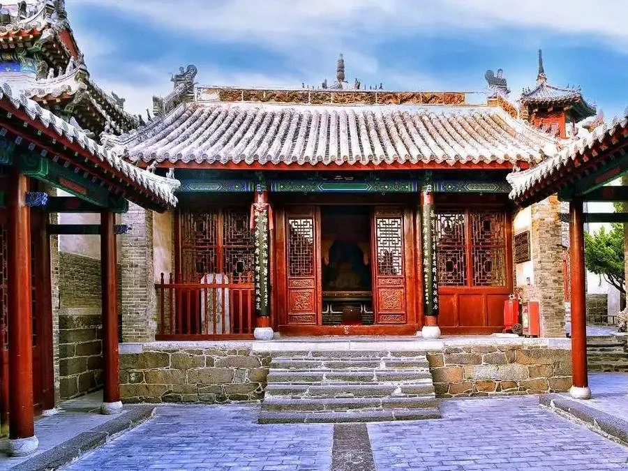 A scenic view of Penglai Pavilion