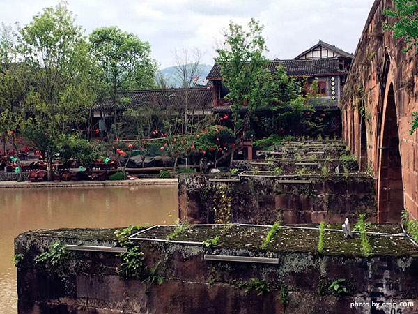 A scenic view of pingle ancient town