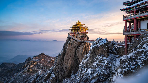 A scenic view of pingliang liupan mountain