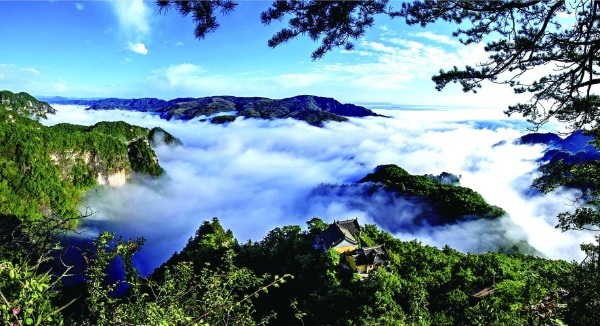 A scenic view of pingliang liupan mountain