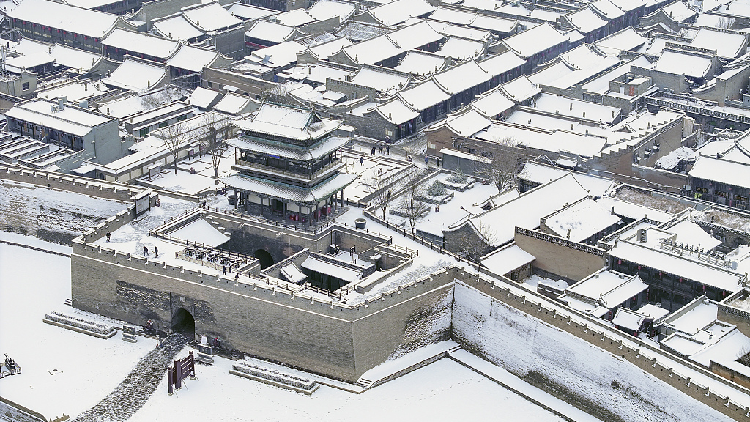 A scenic view of Pingyao Ancient City